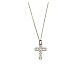 Small cross E Gioia Sia with cut-out background, 925 silver s2
