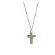 Small cross pendant, In Manus Tuas engraving, 925 silver s2