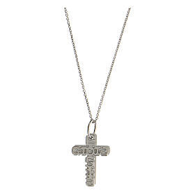 Double cross pendant E Gioia Sia, 925 silver