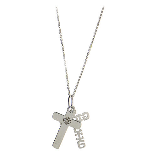 Pendant Joy May Be (E Gioia Sia) double cross 925 silver 4