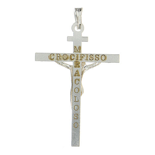 Crucifix pendant 4x3 cm, 925 silver, 2.25 g 3