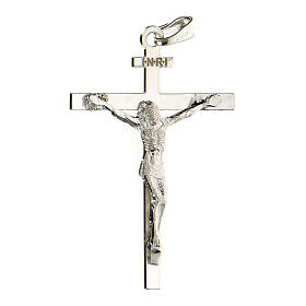 Crucifix cross pendant 4x3 cm sterling silver 2.25 g
