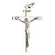 Crucifix cross pendant 4x3 cm sterling silver 2.25 g s2