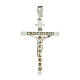 Colgante cruz plata 925 Crucifijo Milagroso 2,6x2 cm s3