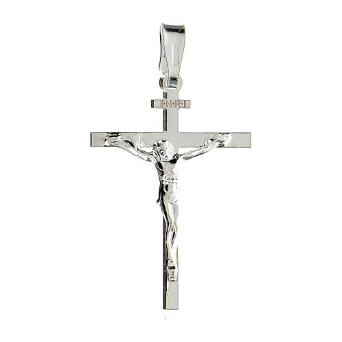 Pendentif croix argent 925 Crucifix Miraculeux 2,6x2 cm 1