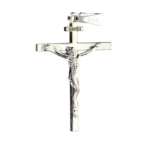 Zawieszka krzyż srebro 925, Ciało Chrystusa, 2,6x2 cm 2