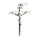 Pingente cruz "Crocifisso Miracoloso" 2,6x2 cm prata 925 s2