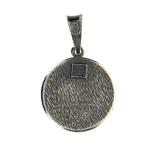 Pingente medalha selo da Ordem dos Templários prata 925 2