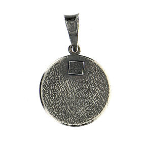 Round 925 silver Templar seal pendant