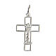 Cut-out Latin cross with chalice, 925 silver s1