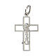 Cut-out Latin cross with chalice, 925 silver s2