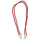 Scapular Our Lady Carmel red cord 925 silver s3