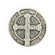 Saint Benedict broach in 925 silver s1
