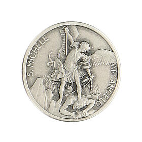 St Michael broach in 925 silver