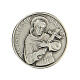 Przypinka Święty Franciszek srebro 925 s1