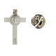 St Benedict crucifix pin 925 silver s2
