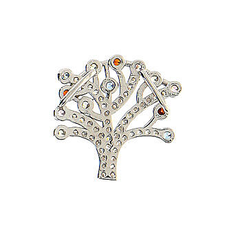 Tree of Life pendant with zircons, 925 silver 3