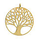 Colgante Árbol de la Vida dorado diamantado 3,5 diámetro s3