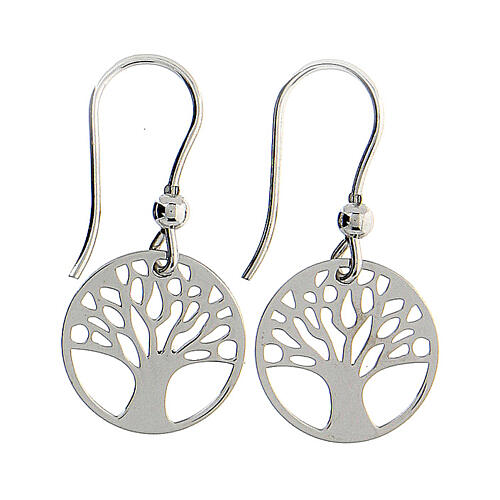 925 Sterling Silver Tree of Life earrings 1