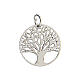 Tree of Life pendant in 925 silver with red diamond s3