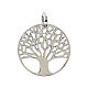 Colgante plata 925 Árbol de la Vida diamantado azul s3