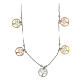 Necklace with Tree of Life medals, different finishes, 925 silver, 46 cm s3