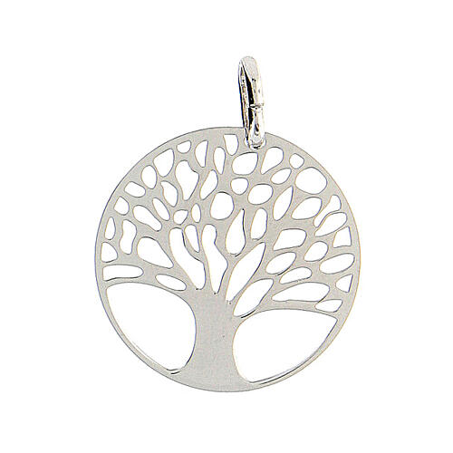 Tree of Life Pendant 925 Silver 2 cm 3
