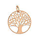 Tree of Life pendant in rose-coloured 925 silver 2 cm s3