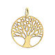 Tree of Life pendant with diamonds in gilded silver 925 s3