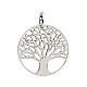 Round pendant 2 cm 925 silver diamonds Tree of Life s3