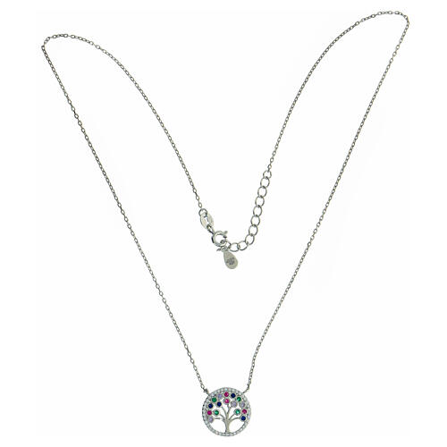 Collar Árbol Vida plata 925 zircones 4