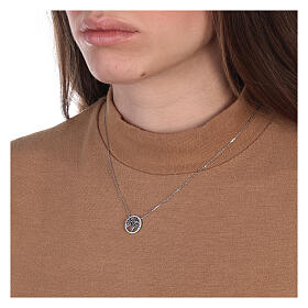 Collana Albero Vita argento 925 zirconi