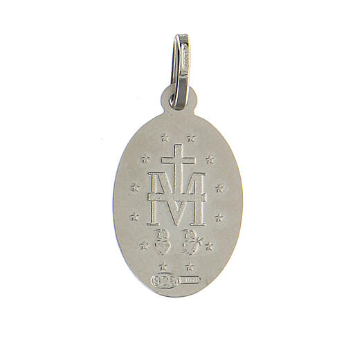 Miraculous Medal pendant, French, 1.7 cm, 925 silver 2