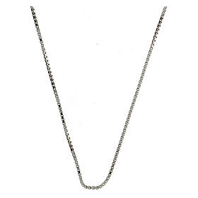 Chain 60 cm in 925 silver with snap hook closure