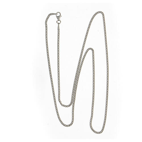 Necklace chain, 50 cm, 925 silver, lobster clasp 2