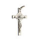Saint Benedict Crucifix, rhodium plated 925 silver, 3x2 cm s2