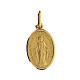Miraculous Mary pendant 14 kt yellow gold 2 gr 2x1.5 cm s1