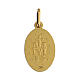 Pingente ouro amarelo 18K Medalha Milagrosa 2x1,2 cm 2,22 g s2