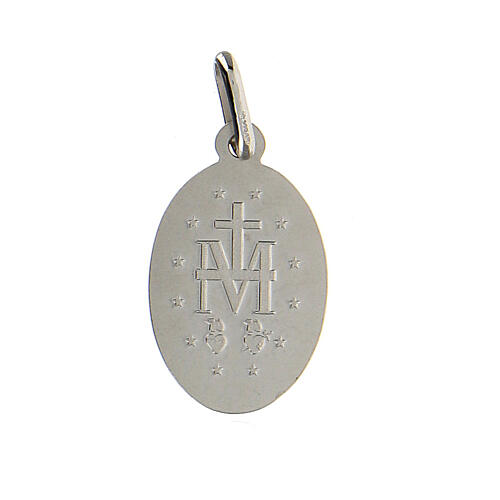 Miraculous Medal pendant, 18K white gold, 2.35 g, 2x1.2 cm 2