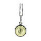 Saint Benedict pendant in 18k gold 925 silver 4 cm 2.8 g s1