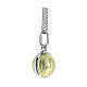 Saint Benedict pendant in 18k gold 925 silver 4 cm 2.8 g s2