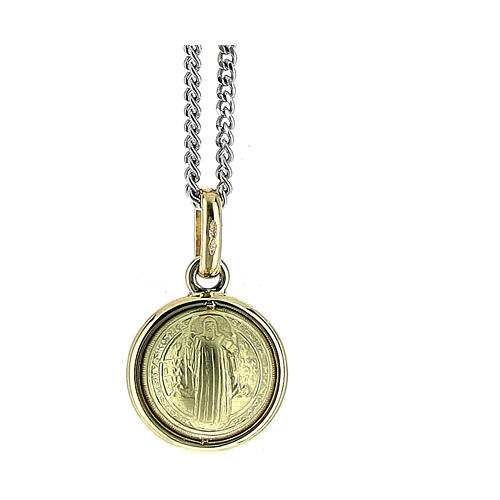 Saint Benedict medal, 18K gold, 4 cm diameter, 3.42 g 1