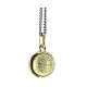 Saint Benedict medal, 18K gold, 4 cm diameter, 3.42 g s3
