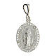 Miraculous Medal of rhodium-plated 925 silver s1