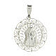 Filigran-Medaille aus Silber 925 mit Madonna s1