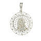 Filigran-Medaille aus Silber 925 mit Madonna s3