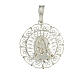 925 silver filigree medallion Virgin Mary s3