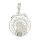 Virgin with Child medal of 925 silver filigree s2