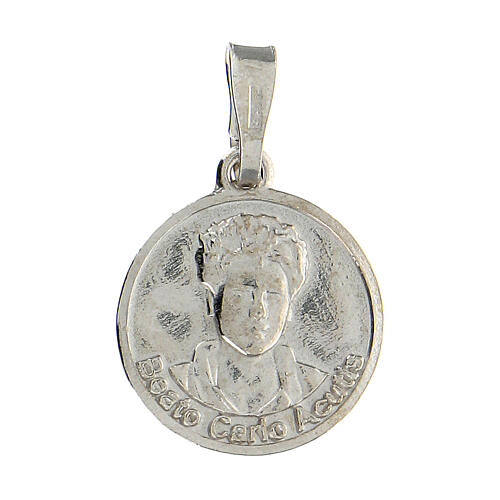 Medaglia argento 925 Carlo Acutis 1