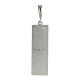 Rome pendant of rhodium-plated 925 silver s4
